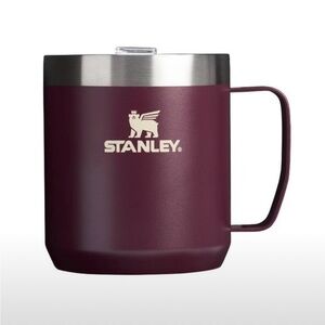 Hearth & Hand Stanley 12 oz Stainless Steel Camp Mug Cabernet Red Holiday NEW